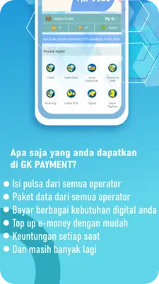 GK Payment Grosir Kuota Pulsa android App screenshot 0